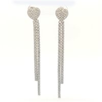 Orecchini Domar Gioielli Donna ORECCHINI ARGENTO 925 in Argento Cubic Zirconia EZB113970